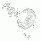 LT-A750XP KingQuad 750AXi 4x4 Auto Power Steering Front wheel (lt-a750xpl2 e28)