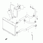 LT-A750XP KingQuad 750AXi 4x4 Auto Power Steering Радиатор и Патрубки