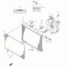 LT-A500X,Z KingQuad 500AXi 4x4 Auto Radiator (lt-a500xz e33)