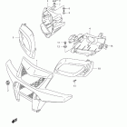 LT-A750XP KingQuad 750AXi 4x4 Auto Power Steering Front grille (lt-a750xpl2 e28)