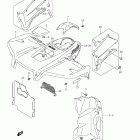 LT-A500XP KingQuad 500AXi 4x4 Auto Power Steering Front fender (lt-a500xpzl2 e28)