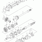 LT-A500XP KingQuad 500AXi 4x4 Auto Power Steering Secondary drive