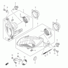 LT-A400F,Z KingQuad 400ASi 4x4 Auto Headlamp (lt-a400fz e28)