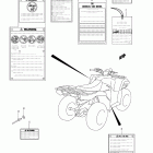 LT-A400F,Z KingQuad 400ASi 4x4 Auto Label (lt-a400f e33)