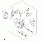 LT-Z400 QuadSport Z400 Корпус Дросселя