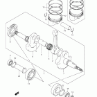 LT-F400F KingQuad 400FS 4x4 Коленвал
