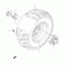 LT-A750XP KingQuad 750AXi 4x4 Auto Power Steering Right rear wheel (lt-a750xpzl2 e33)