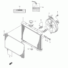 LT-A500XP KingQuad 500AXi 4x4 Auto Power Steering Radiator (lt-a500xpzl2 e33)