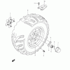 LT-A750XP KingQuad 750AXi 4x4 Auto Power Steering Left rear wheel (lt-a750xpzl2 e33)