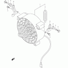 LT-A400F,Z KingQuad 400ASi 4x4 Auto Вентилятор охлаждения