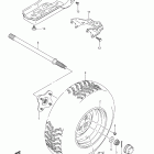 LT-F400F KingQuad 400FS 4x4 Заднее колесо левое