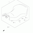 LT-A500X,Z KingQuad 500AXi 4x4 Auto Сидение