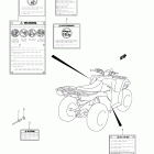 LT-F400F KingQuad 400FS 4x4 Label (lt-f400f e28)