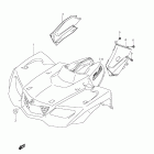 LT-A400F,Z KingQuad 400ASi 4x4 Auto Front fender (lt-a400fz e33)