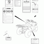 LT-A400F,Z KingQuad 400ASi 4x4 Auto Label (lt-a400fz e33)