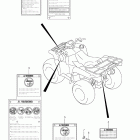 LT-A750XP KingQuad 750AXi 4x4 Auto Power Steering Label (lt-a750xpl2 e28)