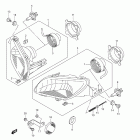 LT-F400F KingQuad 400FS 4x4 Headlamp (lt-f400fz e28)