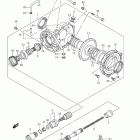 LT-A500X,Z KingQuad 500AXi 4x4 Auto Редуктор задний