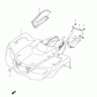 LT-A400F,Z KingQuad 400ASi 4x4 Auto Front fender (lt-a400f e33)