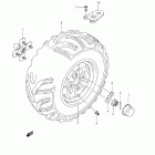 LT-A750XP KingQuad 750AXi 4x4 Auto Power Steering Left rear wheel (lt-a750xpl2 e28)