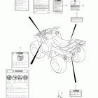 LT-A750XP KingQuad 750AXi 4x4 Auto Power Steering Label (lt-a750xpl2 e33)