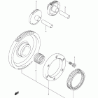 LT-F400F,Z KingQuad 400FSi Муфта стартера