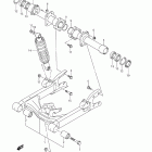 LT-F400F,Z KingQuad 400FSi Rear swingingarm