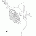 LT-F400F,Z KingQuad 400FSi Вентилятор охлаждения