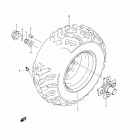 LT-A500X,Z KingQuad 500AXi Right rear wheel (lt-a500xz l1 e28)