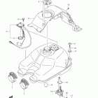 LT-A400F KingQuad 400FSi Топливный бак