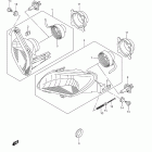 LT-F400F,Z KingQuad 400FSi Headlamp (lt-f400fzl1 e33)