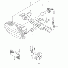 LT-F400F,Z KingQuad 400FSi Rear combination lamp (lt-f400fl1 e28)