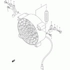 LT-A400F KingQuad 400FSi Вентилятор охлаждения