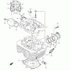 LT-A400F KingQuad 400FSi Головка цилиндра