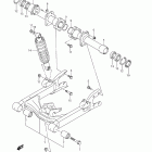 LT-A400F KingQuad 400FSi Rear swingingarm