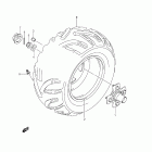 LT-A750X,Z KingQuad 750AXi Right rear wheel (lt-a750xl1 e33)