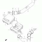 LT-A400F KingQuad 400FSi Belt cooling duct