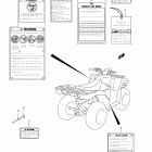 LT-A400F KingQuad 400FSi Label (lt-a400f l1 e33)