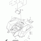 LT-F400F,Z KingQuad 400FSi Rear fender (lt-f400fl1 e28)