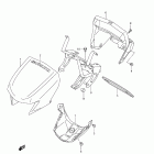 LT-A750XP,Z KingQuad 750AXi Power Steering Handle cover (lt-a750xpz l1 e28)