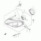 LT-A500X,Z KingQuad 500AXi Headlamp (lt-a500xz l1 e33)