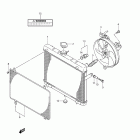 LT-A750X,Z KingQuad 750AXi Radiator (lt-a750xzl1 e33)