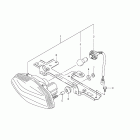 LT-F400F,Z KingQuad 400FSi Rear combination lamp (lt-f400fzl1 e33)