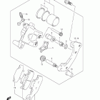 LT-A500X,Z KingQuad 500AXi Передний суппорт тормозной