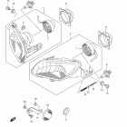 LT-F400F,Z KingQuad 400FSi Headlamp (lt-f400fzl1 e28)