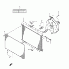 LT-A500X,Z KingQuad 500AXi Radiator (lt-a500x l1 e28)