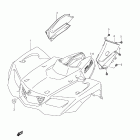 LT-A400F KingQuad 400FSi Front fender (lt-a400f l1 e33)