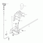 LT-A400F KingQuad 400FSi Рычаг переключения