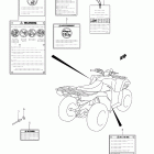 LT-A400F KingQuad 400FSi Label (lt-a400fz l1 e28)