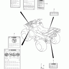 LT-A500X,Z KingQuad 500AXi Label (lt-a500xz l1 e33)
